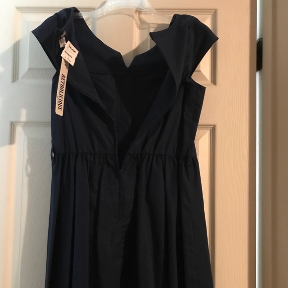 Retrolicious vintage style dress. Small. Navy. NWT - Picture 4 of 8